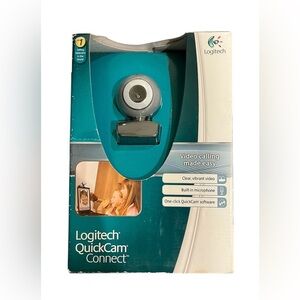 Logitech Quickcam Connect E2500 Webcam USB Video Microphone NEW